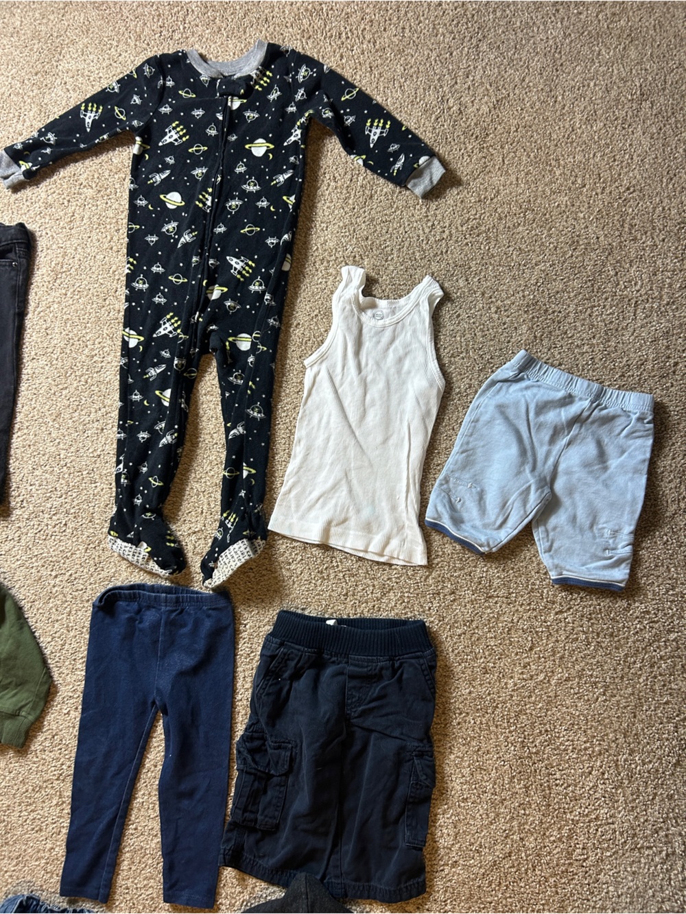 Baby Boy Clothes Lot 15 Pieces 3M-2T Nike Disney Carters Pants Shirts Outfit - Picture 2 of 12